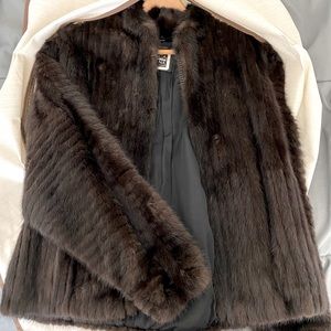 Mink fur coat